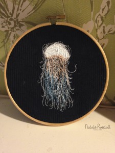 Freehand Machine Embroidery, Embroidery Hoop, Hipster Hoop, Wall Art, Wall Hanging