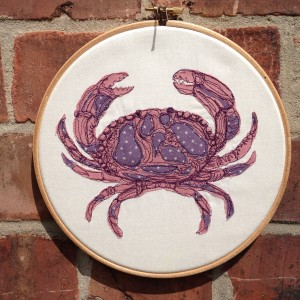 Freehand Machine Embroidery, Embroidery Hoop, Hipster Hoop, Wall Art, Wall Hanging