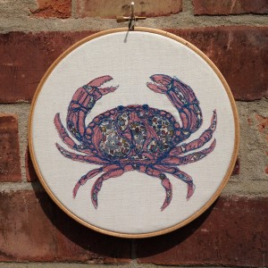 Freehand Machine Embroidery, Embroidery Hoop, Hipster Hoop, Wall Art, Wall Hanging