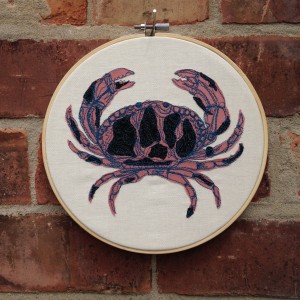 Freehand Machine Embroidery, Embroidery Hoop, Hipster Hoop, Wall Art, Wall Hanging